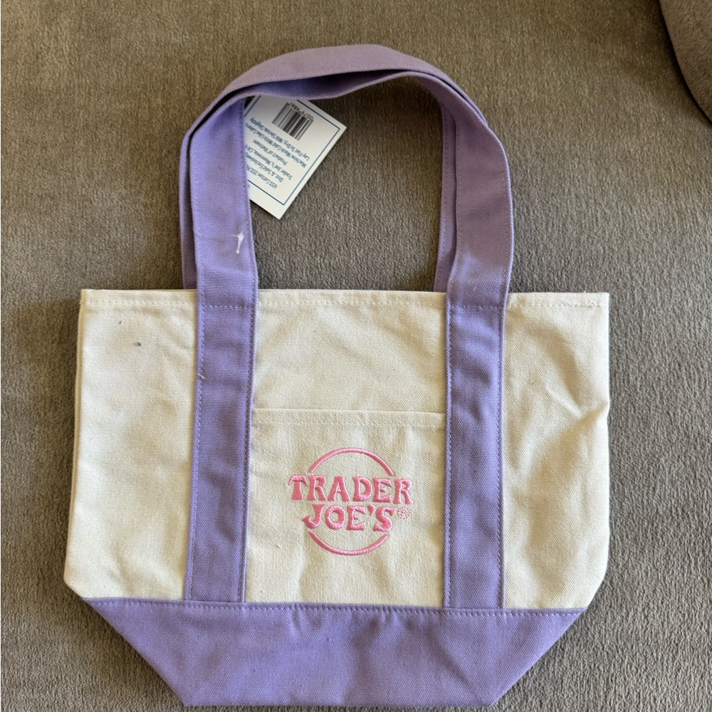 Trader Joe’s Mini Tote Bag - Purple